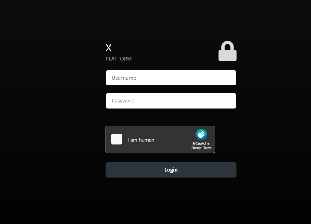 IPTV Reseller Panel Login Screen