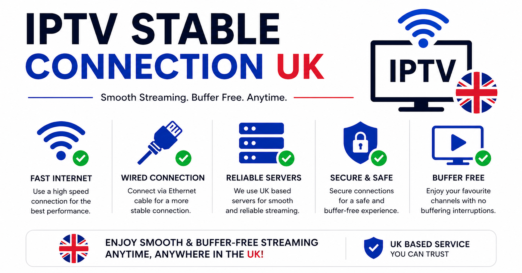 IPTV Stable Connection UK