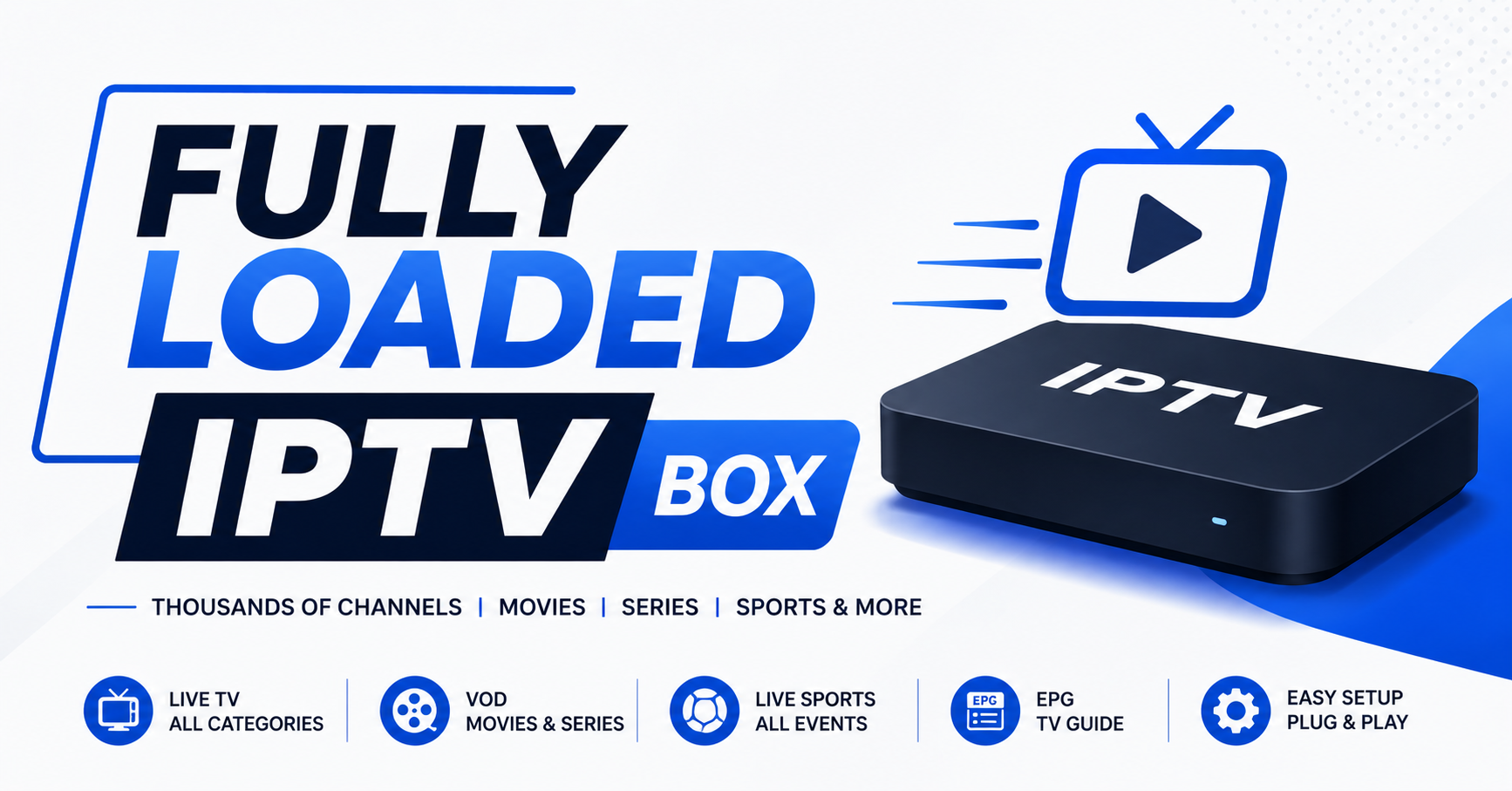 Fully Loaded IPTV Box