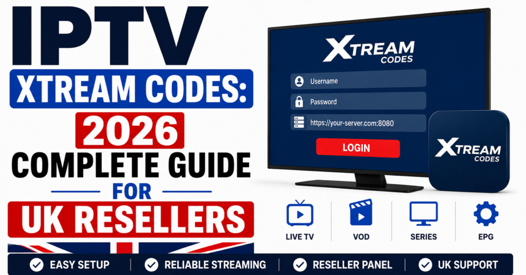 IPTV Xtream Codes: 2026 Complete Guide for UK Resellers