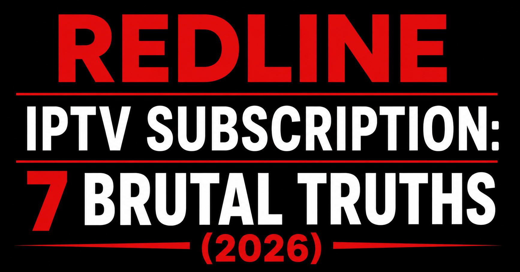Redline IPTV Subscription