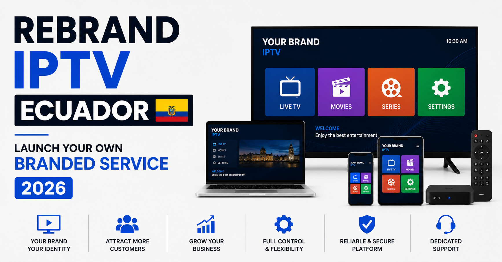 Rebrand IPTV Ecuador