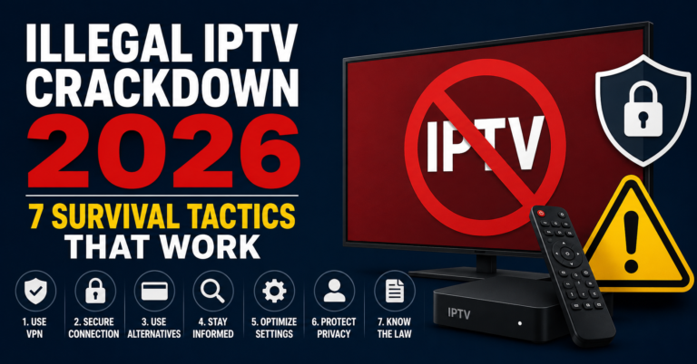 Illegal IPTV Crackdown