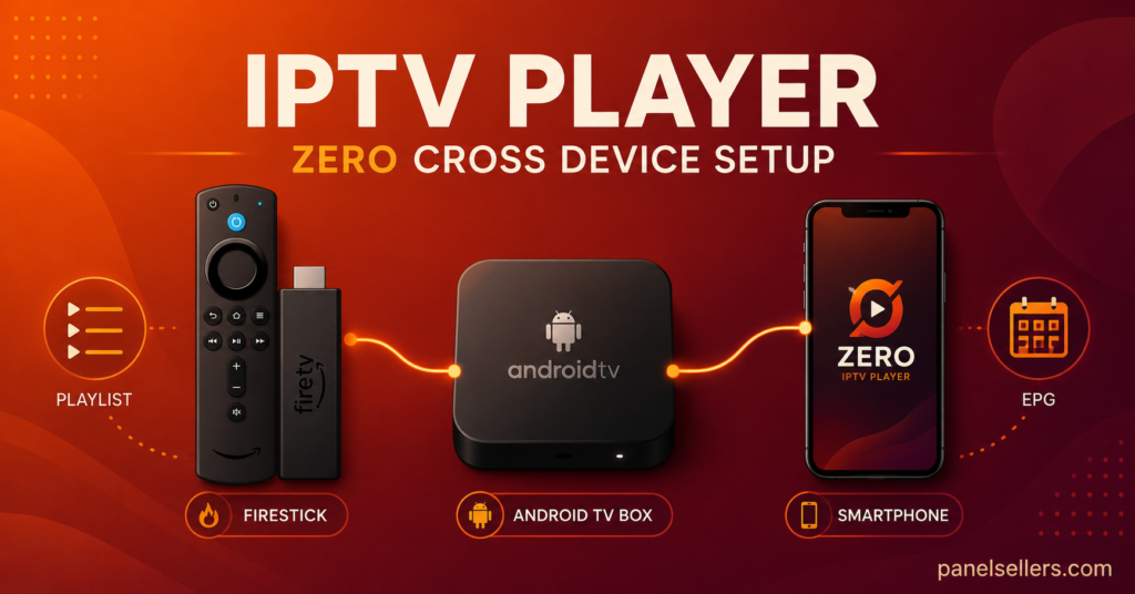 IPTV Player Zero Cross Device Setup