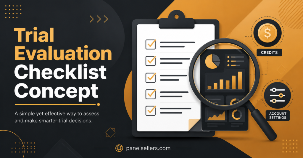 Trial Evaluation Checklist Concept