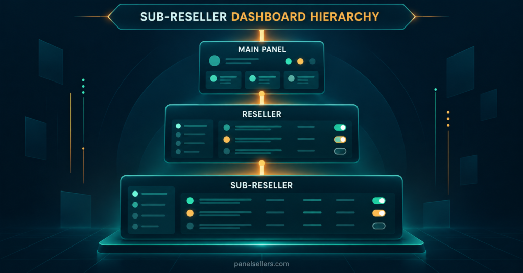 Sub-Reseller Dashboard Hierarchy