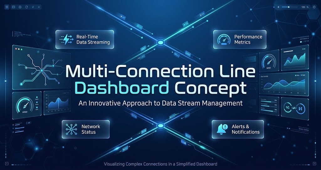 Multi-Connection Line Dashboard Concept