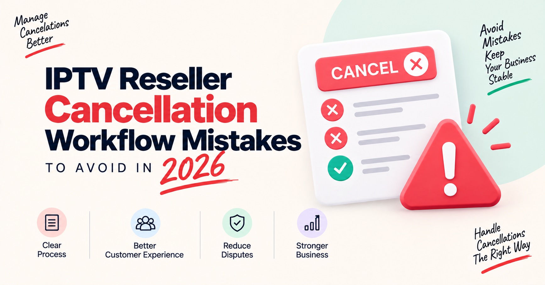 IPTV Reseller Cancellation Workflow