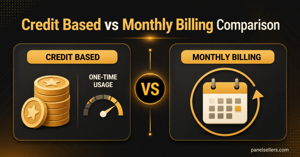 Credit Based vs Monthly Billing Comparison