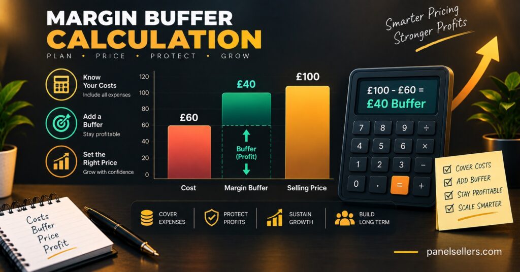 Margin buffer calculation illustration