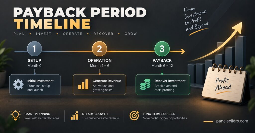 Payback Period Timeline Illustration